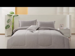 Eco Melange Cotton Recykling Polyester Blended Comforter Set,Zrównoważony Materiał,Miękki i Oddychający