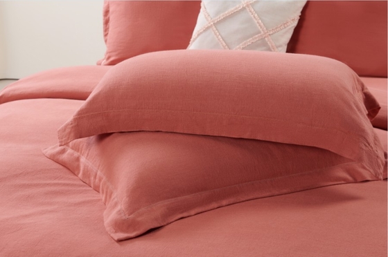 Rayon Linen Duvet Cover King OEM Solid Sustainable King Duvet Cover