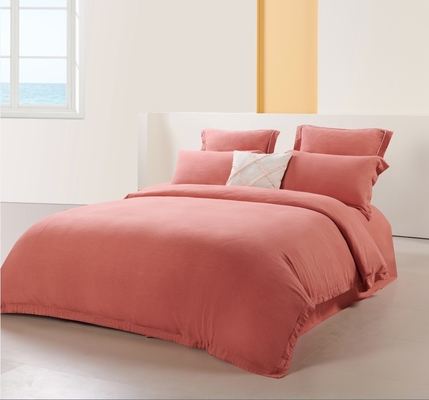 Rayon Linen Duvet Cover King OEM Solid Sustainable King Duvet Cover