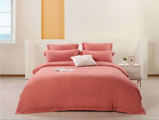 Rayon Linen Duvet Cover King OEM Solid Sustainable King Duvet Cover