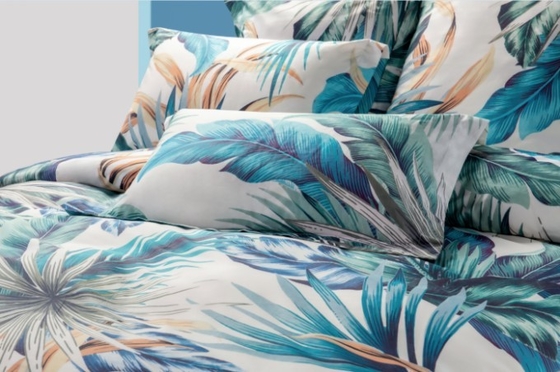 Cyfrowa drukarka bawełniana Twin XL Flower Duvet Cover Set