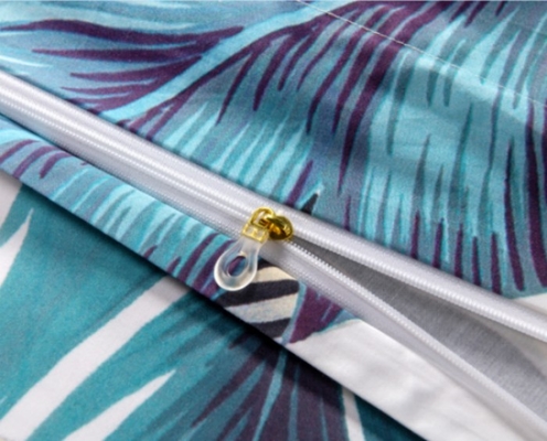 Cyfrowa drukarka bawełniana Twin XL Flower Duvet Cover Set