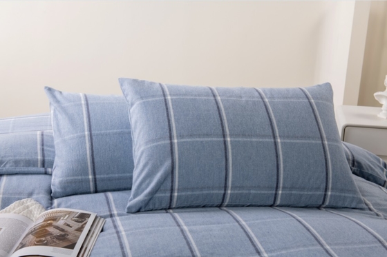 OEM Twin Duvet Covers King Full Size Duvet Cover Niebieski poliester Mieszany flanel