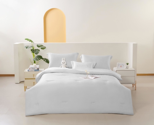 OEM Tencel Lyocell Komforter Set Biały Komfortowy Twin Comforter Sets