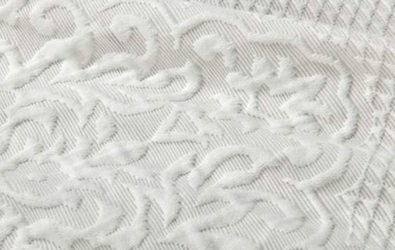 Świeżo szare zasłony prysznicowe Jacquard 95% bawełna 5% poliester recyklingu