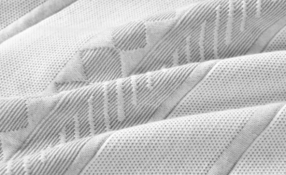 Polityester bawełniany Jacquard Zasłona prysznicowa Szary Zasłona prysznicowa z pasami