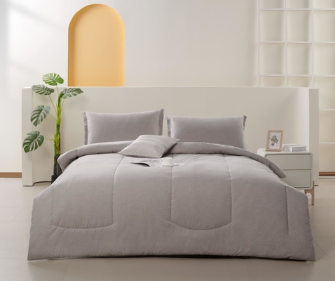 Eco Melange Cotton Recykling Polyester Komforter Set pełnowymiarowy Komforter Set