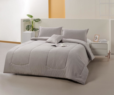 Eco Melange Cotton Recykling Polyester Komforter Set pełnowymiarowy Komforter Set