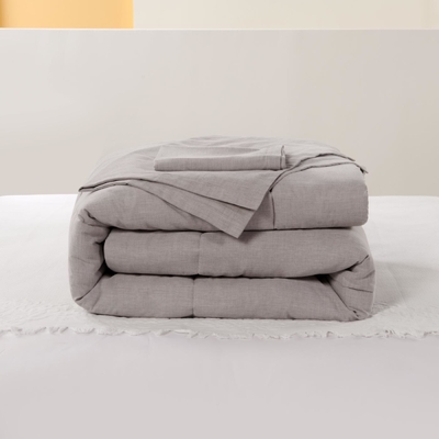 Eco Melange Cotton Recykling Polyester Komforter Set pełnowymiarowy Komforter Set