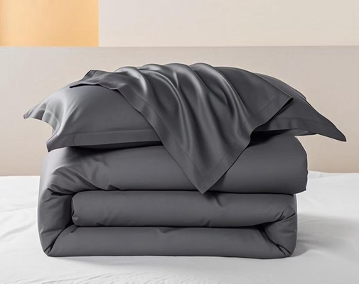 Komplet pościeli OEM Tencel Lyocell, ciemnoszary, wygodny, pojedynczy