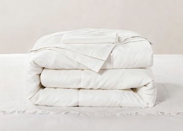 Eco Melange Cotton Recykling Polyester Komforter Set pełnowymiarowy Komforter Set