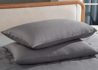 100% TENCEL Fibra Jasnoszara Poszwa na Kołdrę Super King Zestaw