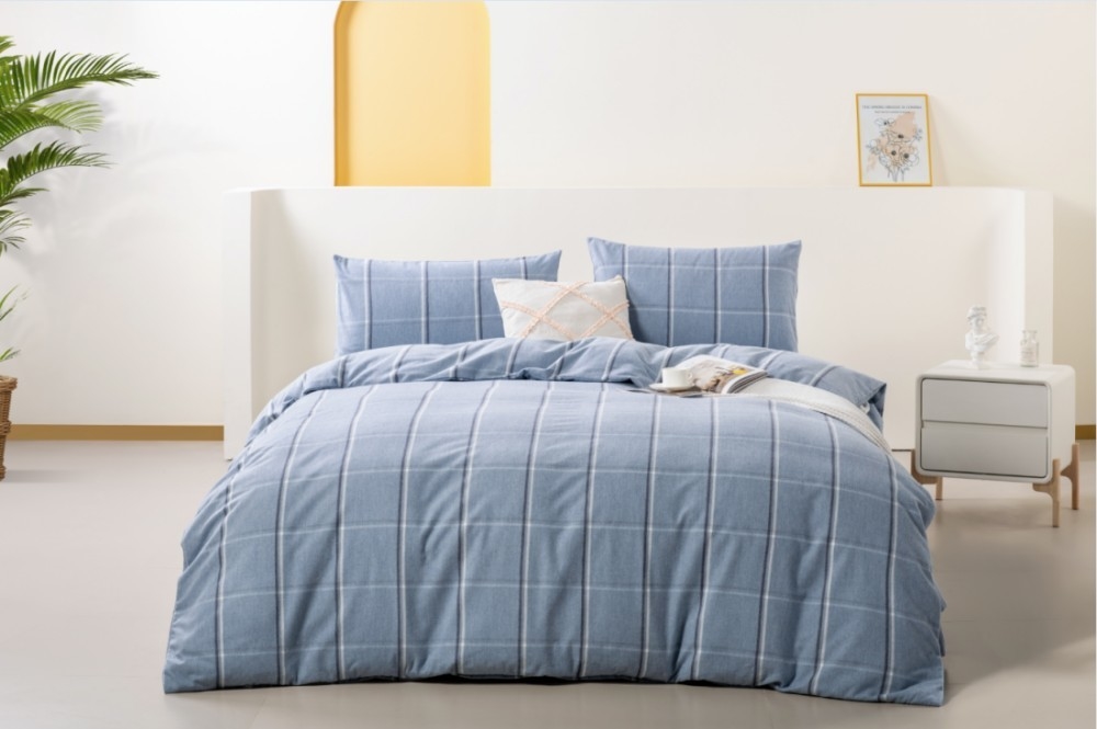 OEM Twin Duvet Covers King Full Size Duvet Cover Niebieski poliester Mieszany flanel